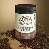 Terra Origin, Greens Superfoods, Coffee, 8.47 oz (240 g)